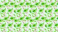 Background Christmas seamless pattern with holly green leaves and red berries Royalty Free Stock Photo